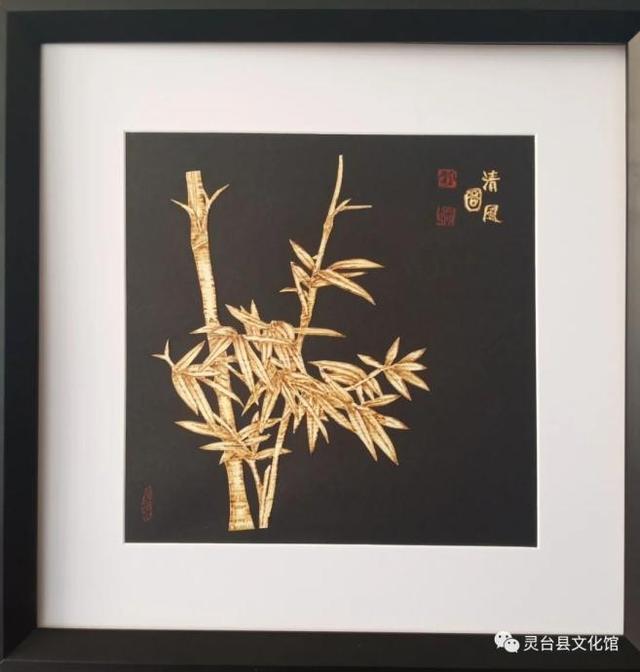 快來圍觀丨靈臺縣文化館干部劉強麥稈畫又出新作品啦！