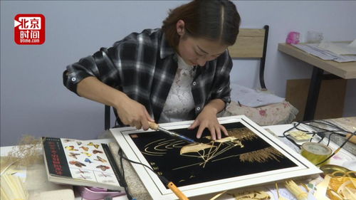 麥秸畫出新天地 90后女孩巧手變廢為寶，月入萬元